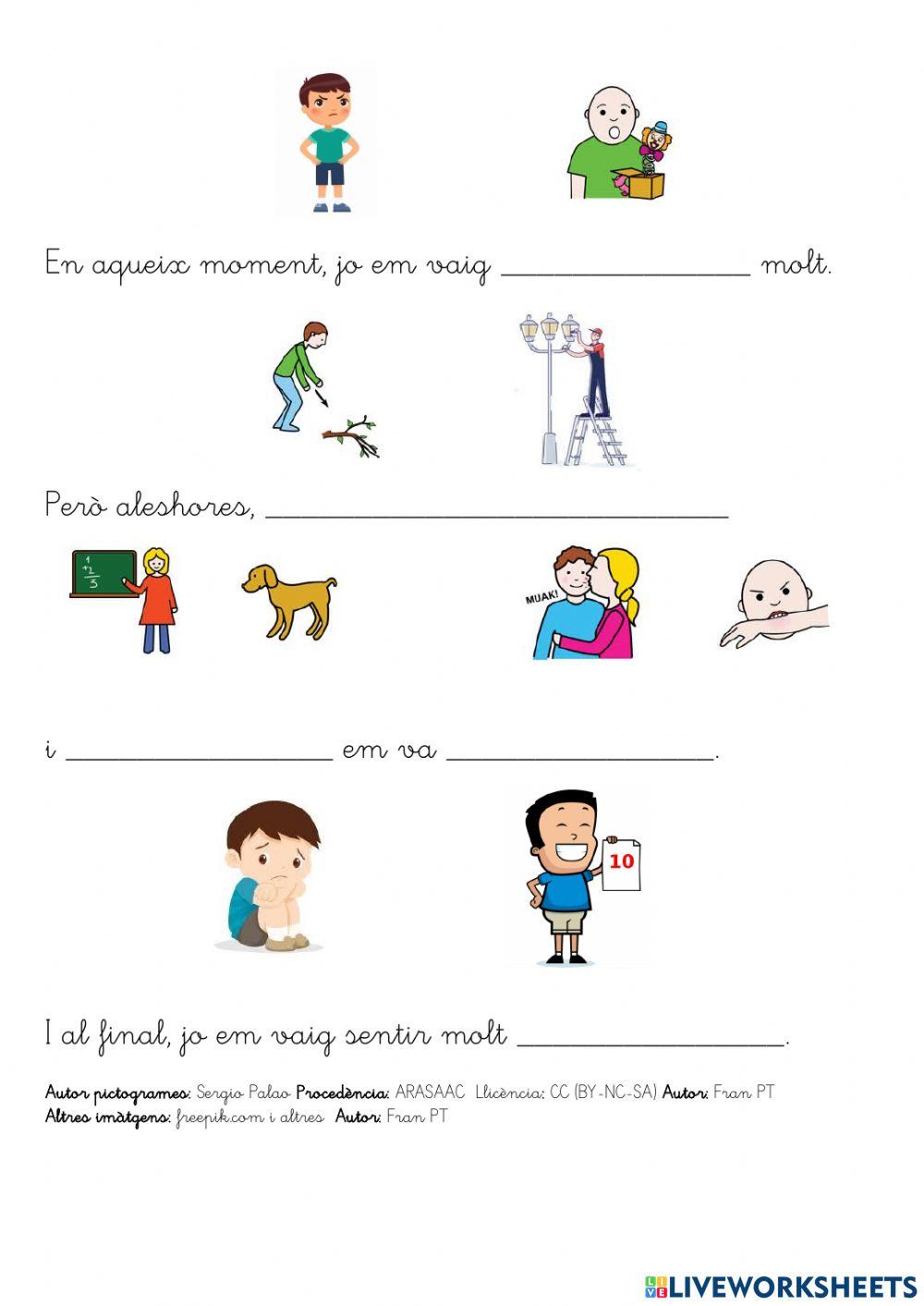 Escriure una anècdota.