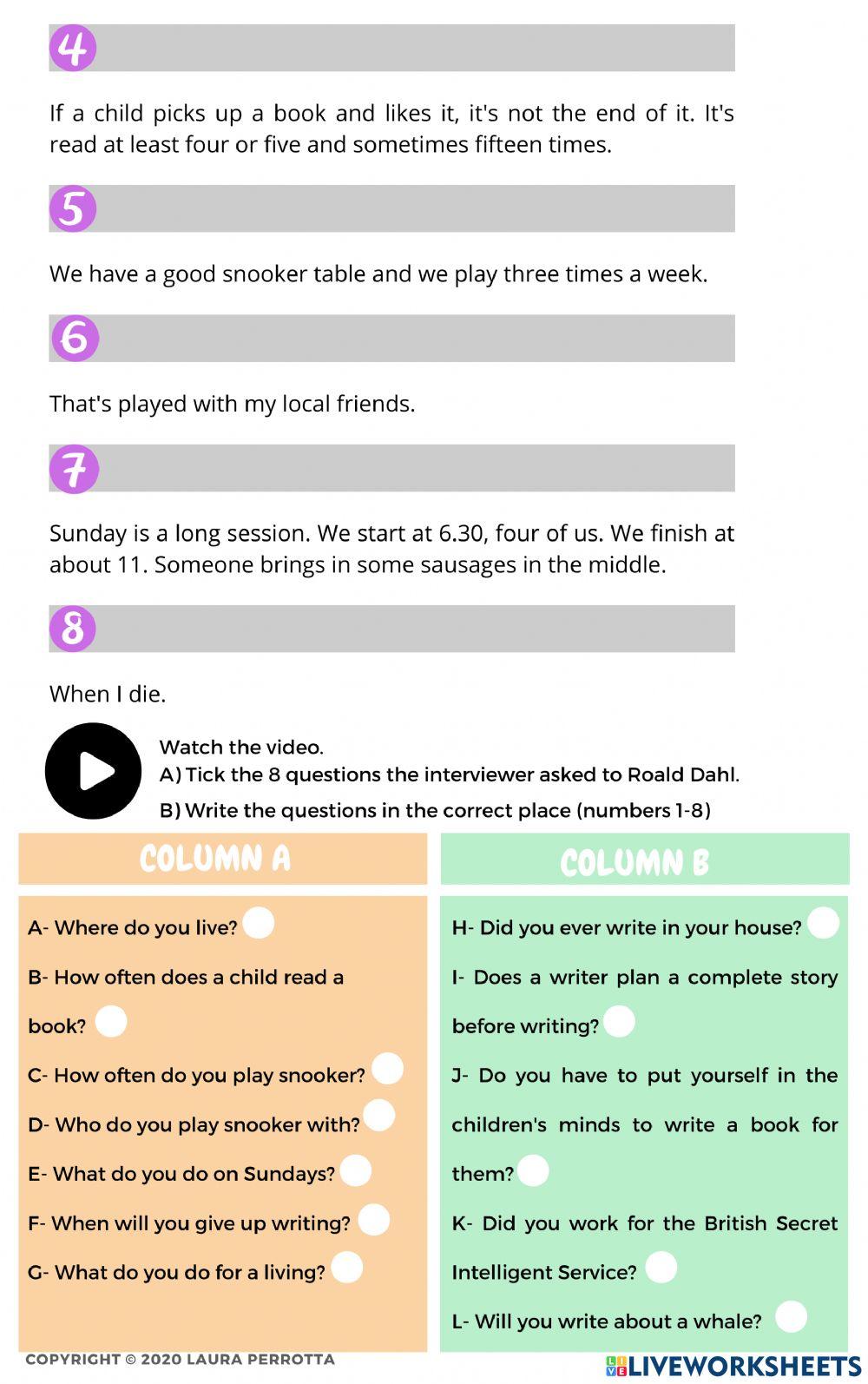 At Roald Dahl's museum