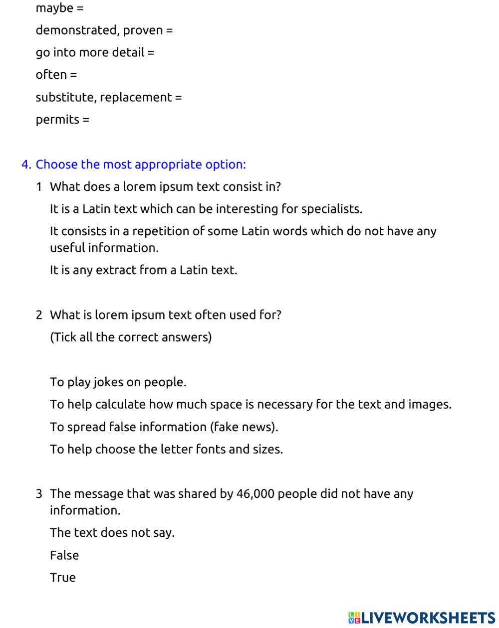 Reading: Frightening!