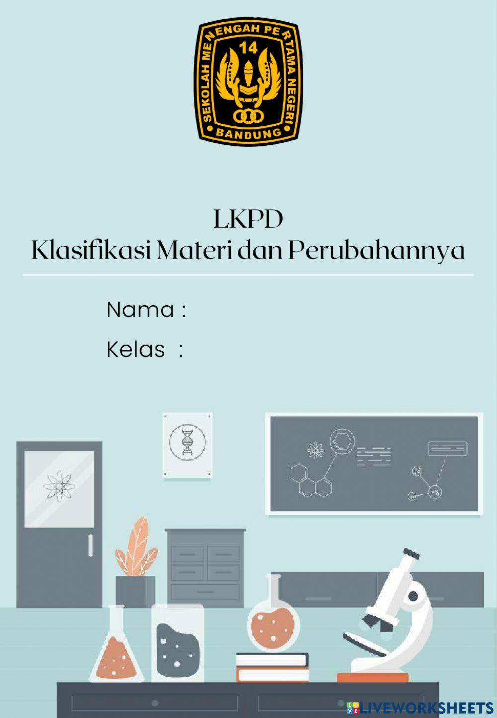 Klasifikasi Materi dan Perubahannya