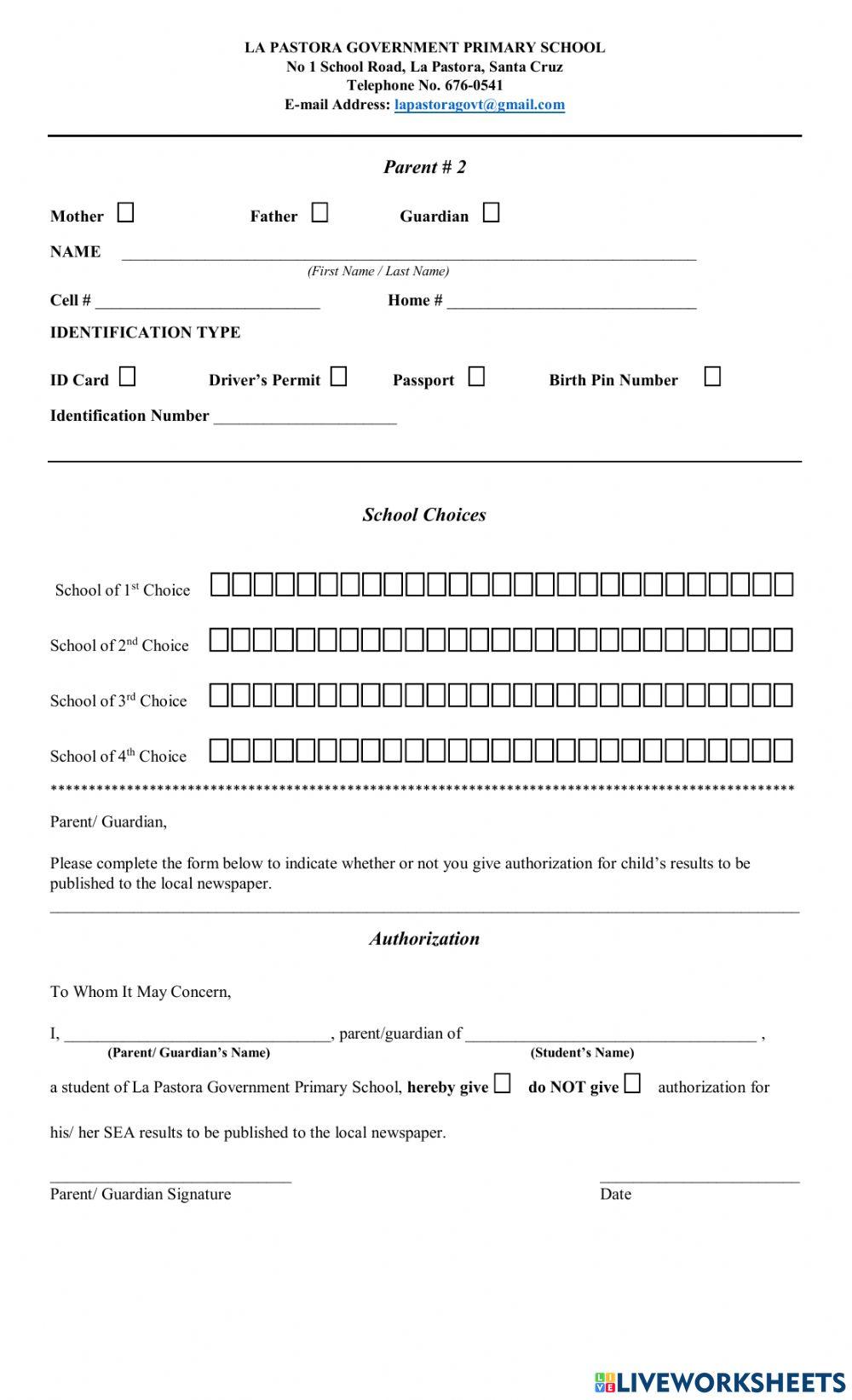 LPGPS SEA Registration Form