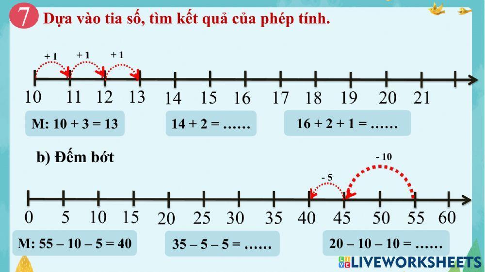 Tuần 3 - Toán: Tia số, số liền trước, số liền sau
