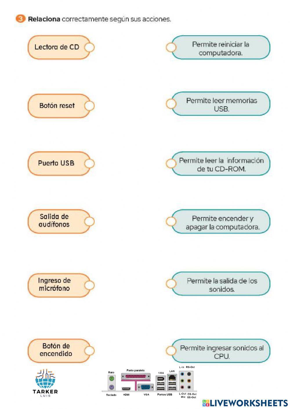 Computacion evaluacion 3er grado