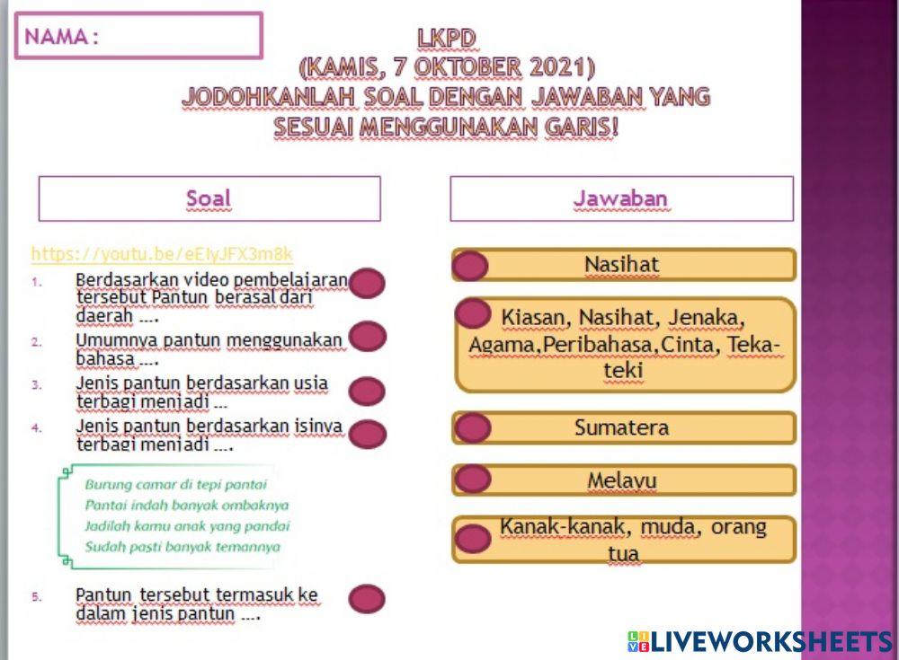 Lkpd pantun