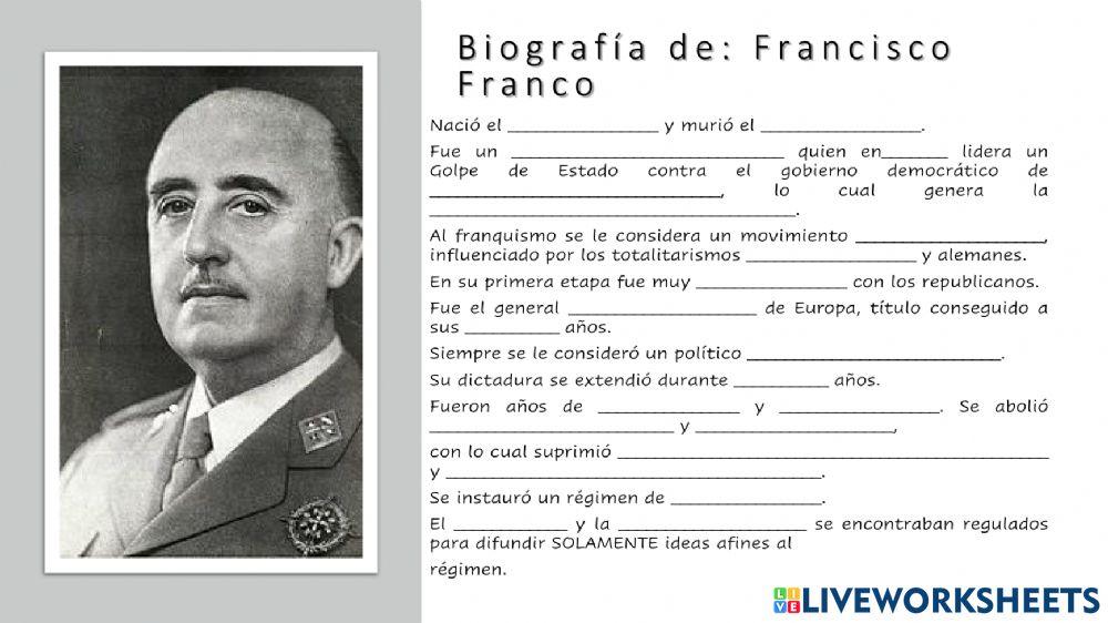 Biografía: Francisco Franco