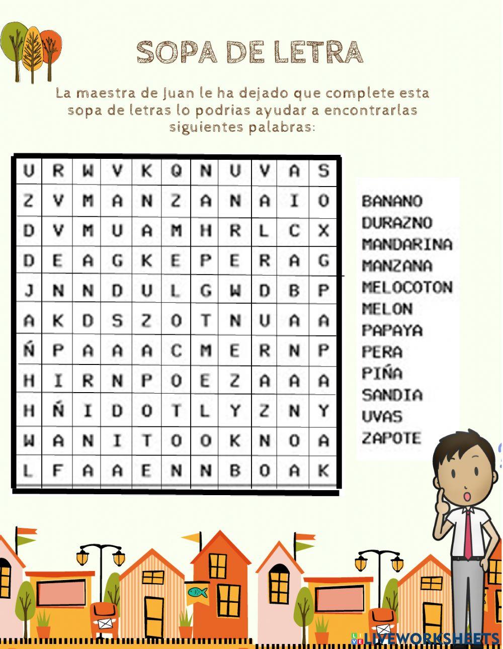 Sopa de letras