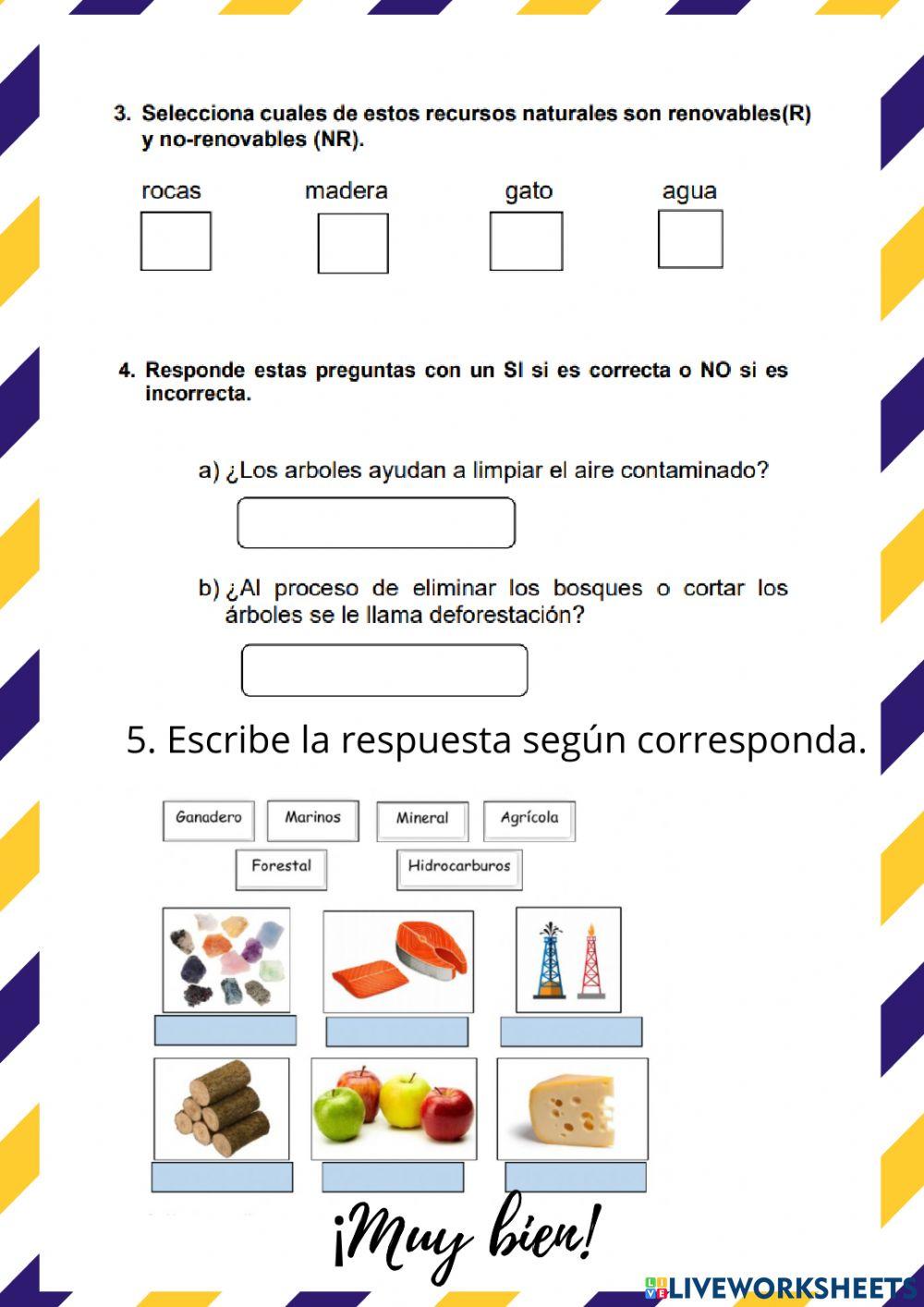 Examen mensual de Ciencia y Tecnología