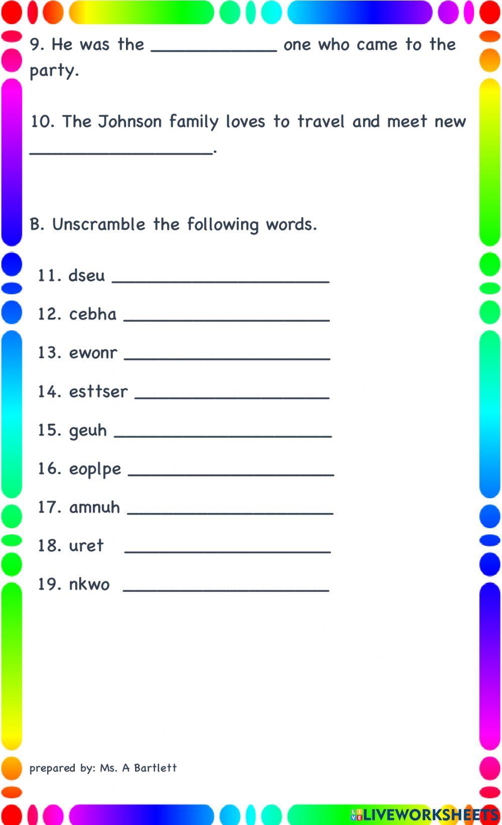 Long Vowel E, O and U