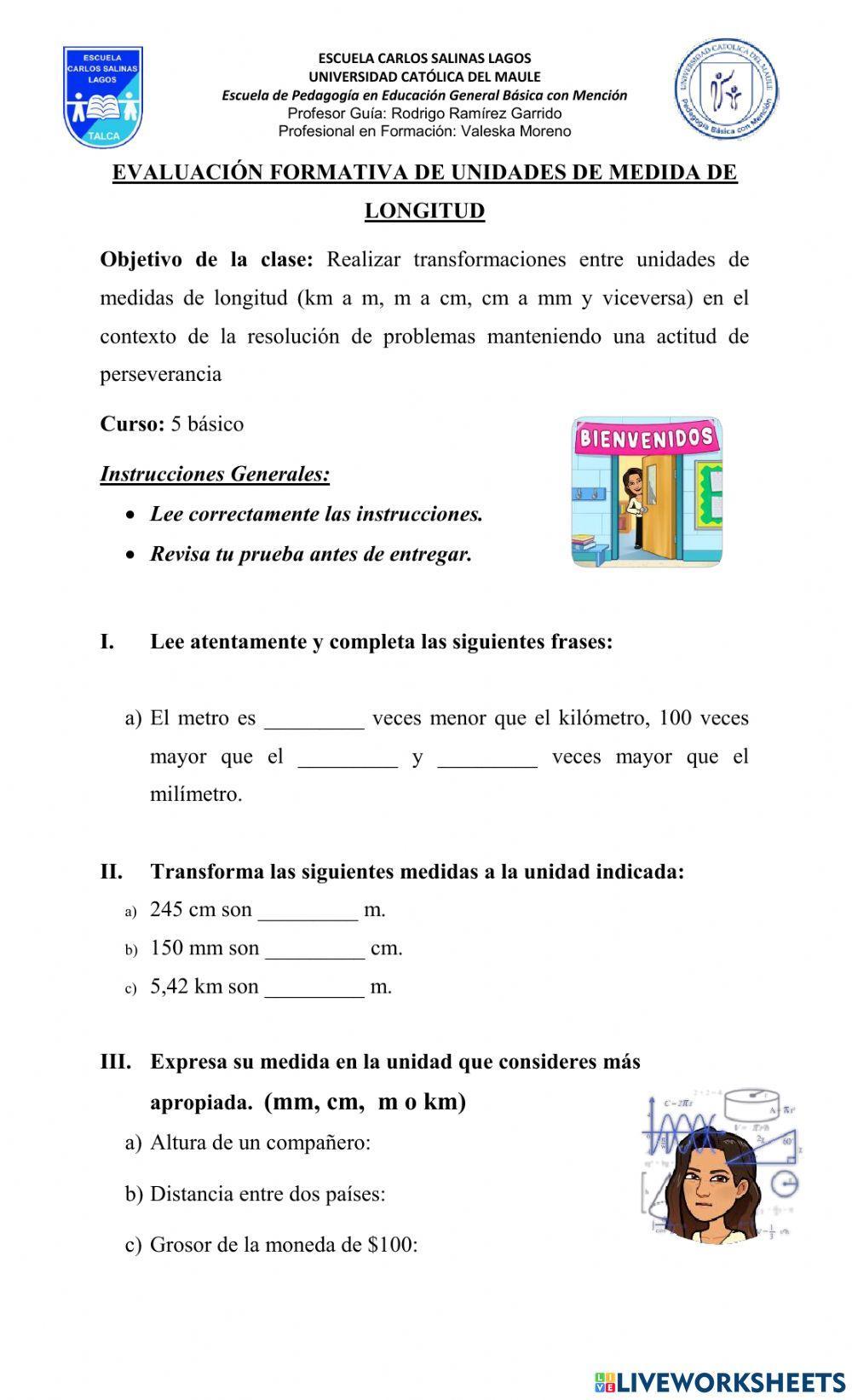 Unidades de medida longitud