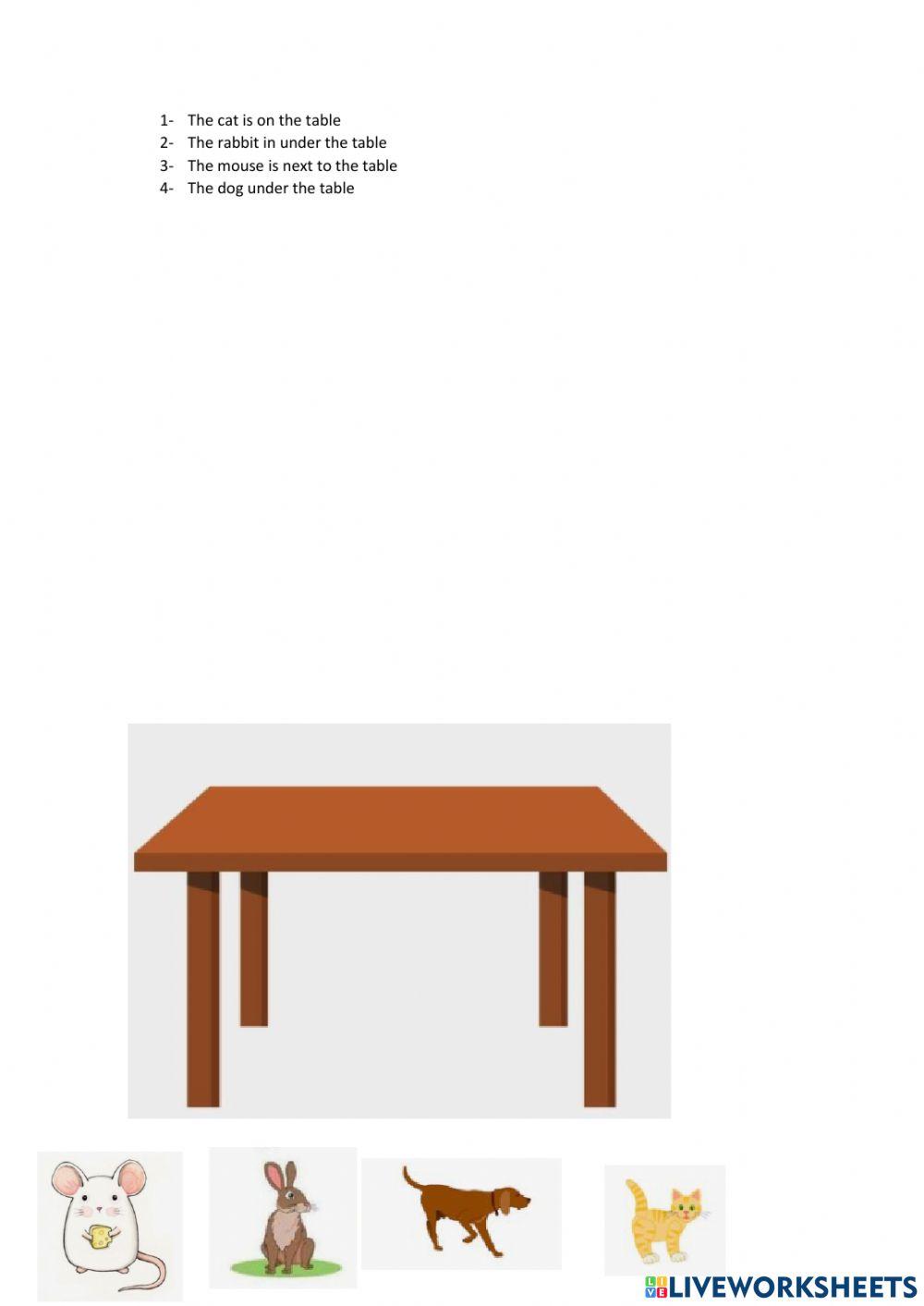 Preposition of place