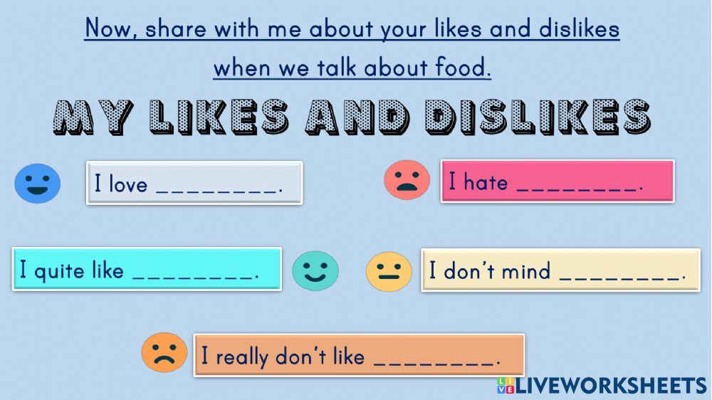 School food (key phrases)