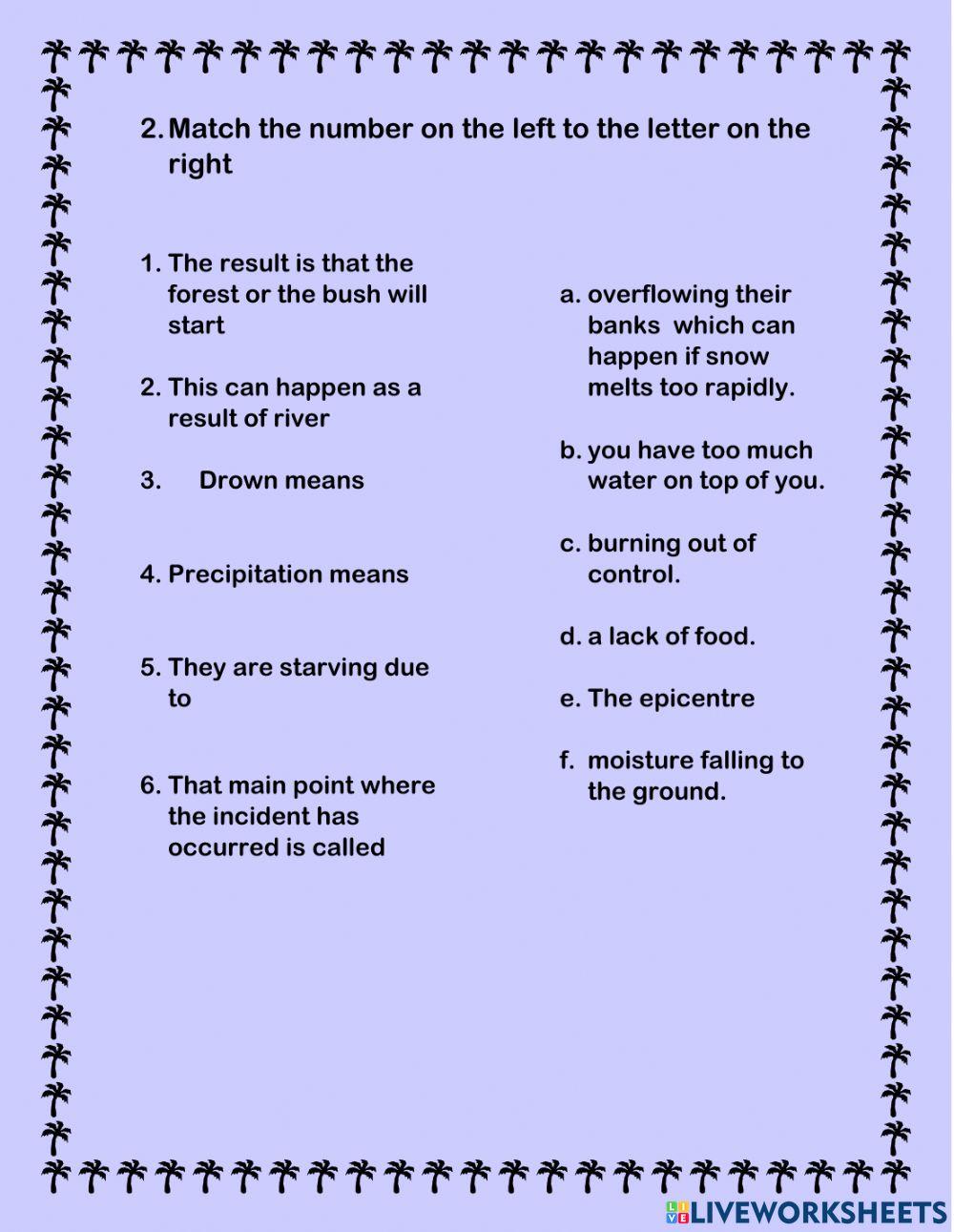 Video ¨Natural Disasters¨