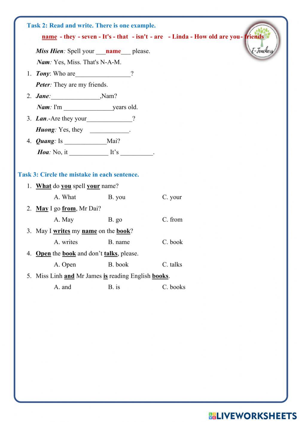 Test review Unit 5+6