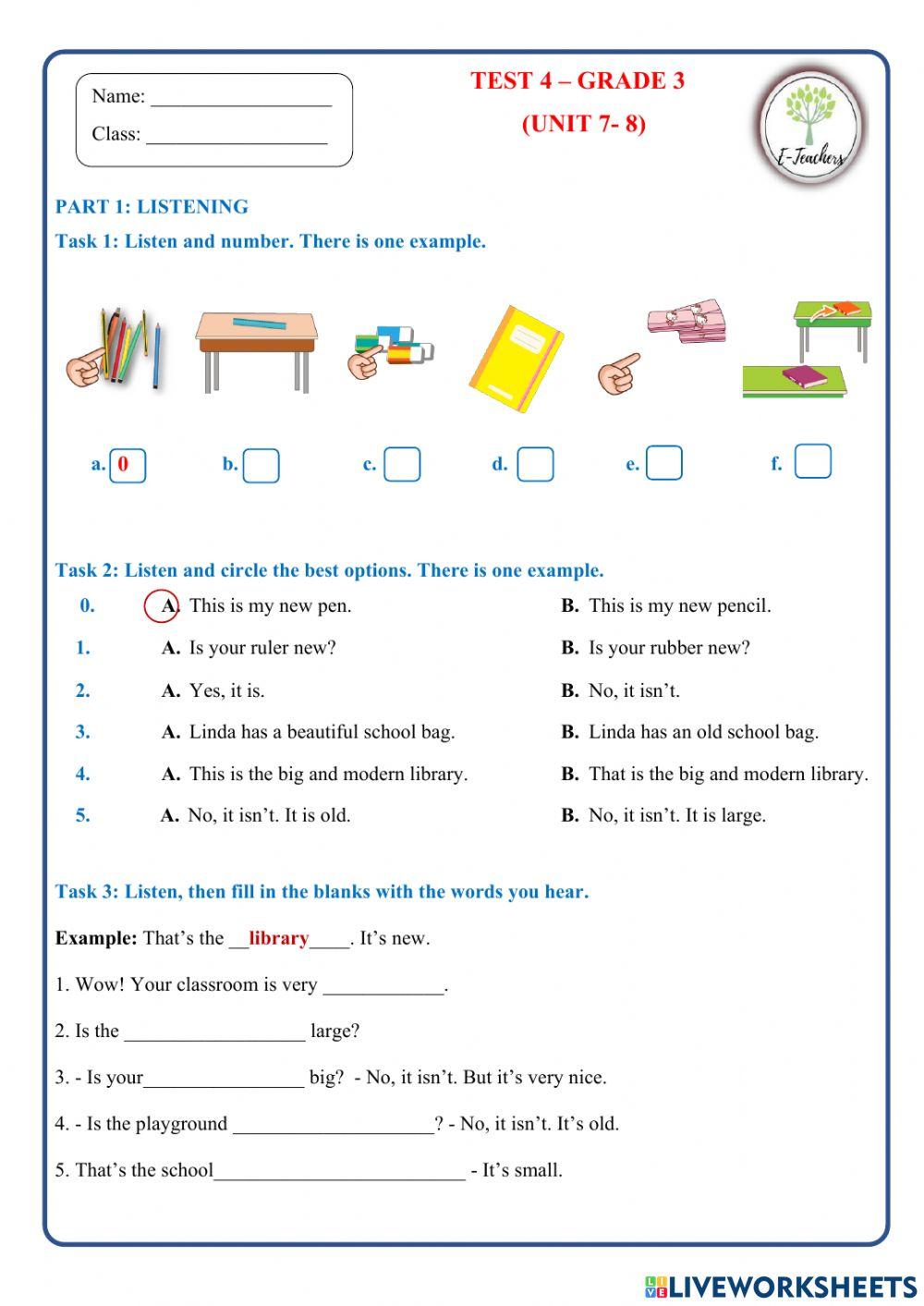 Test review Unit 7+8