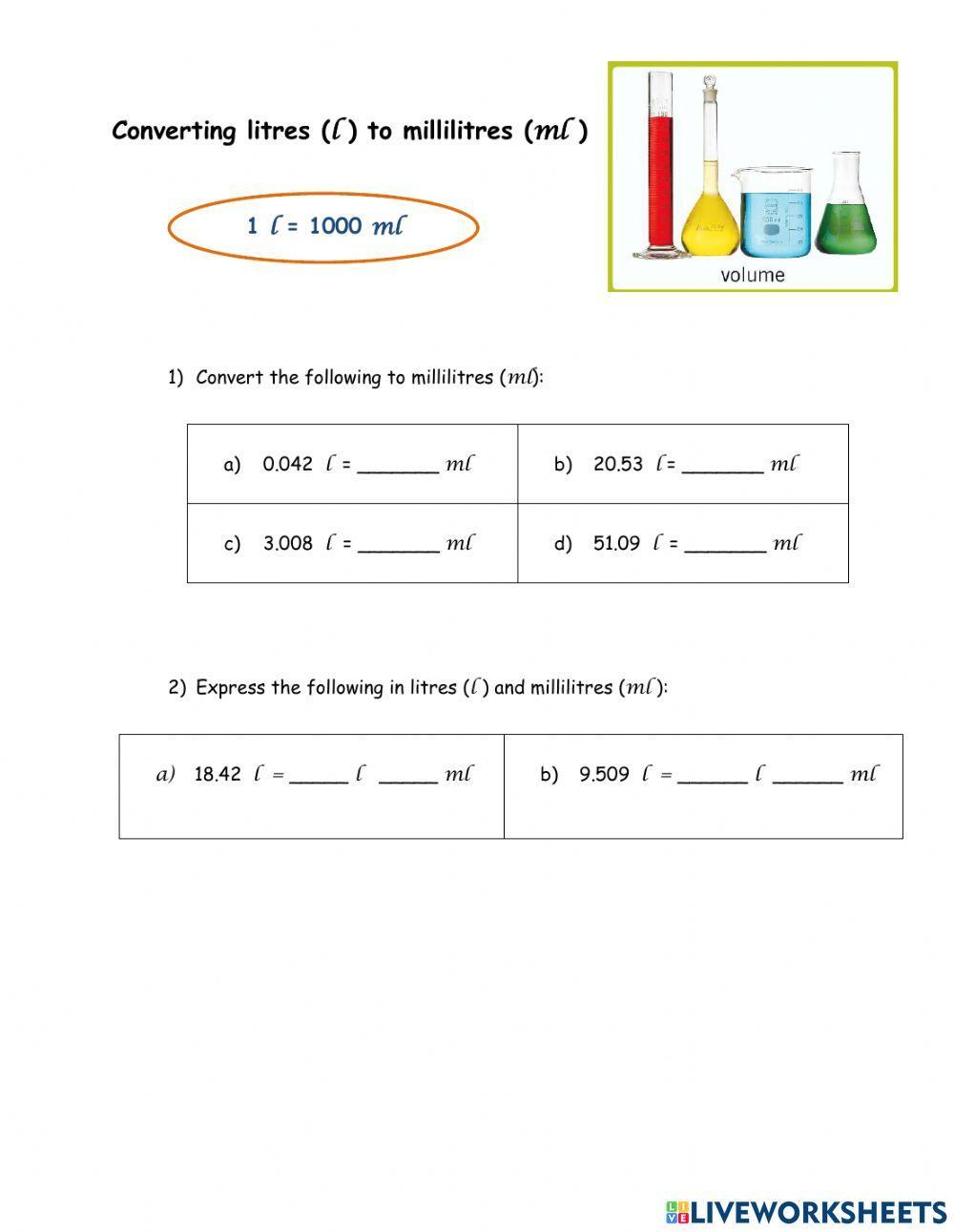 Convert measurements