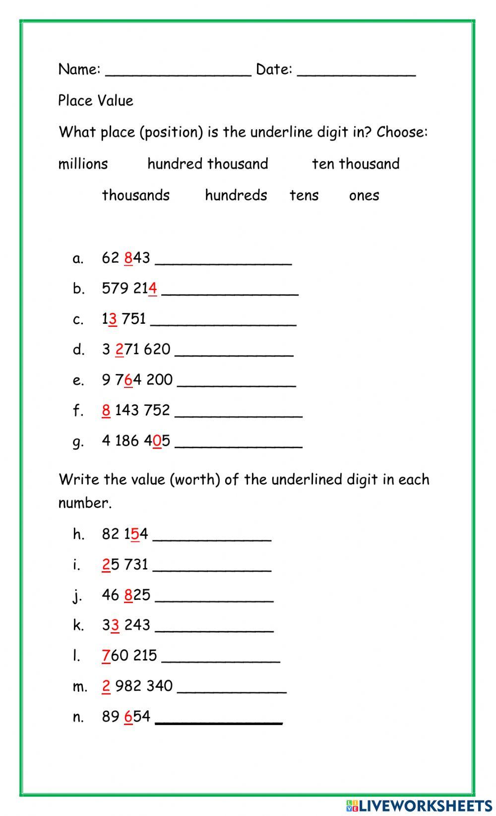 Place Value