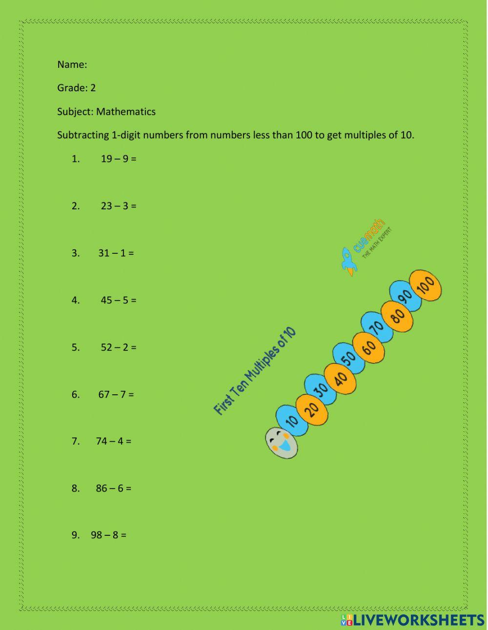 subtracting-to-get-multiples-of-10-worksheet-live-worksheets