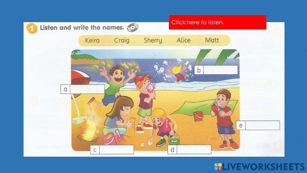 English year 4- Module 10-Workbook page 89