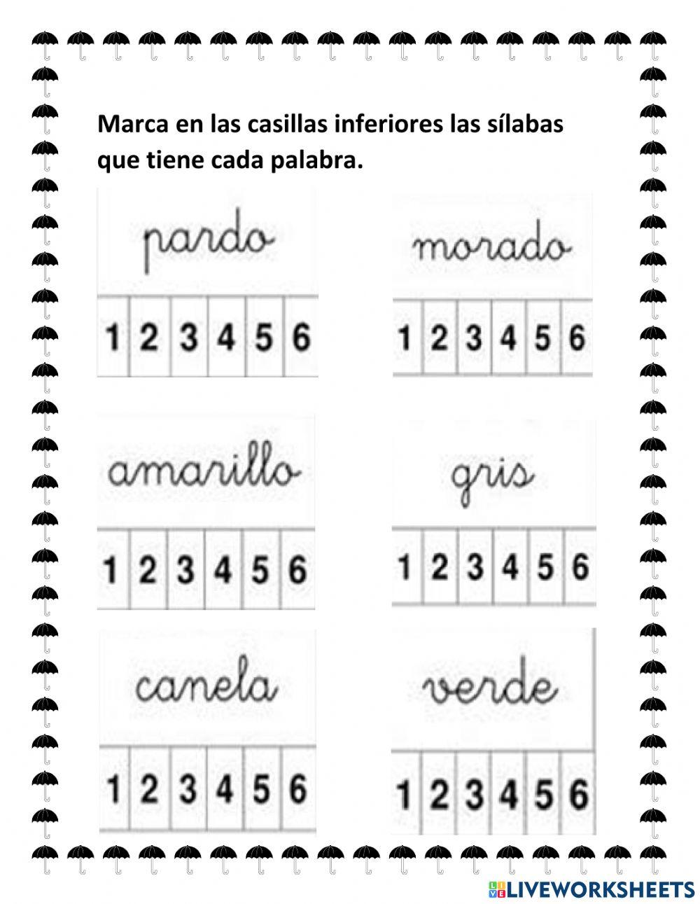 La silaba La silaba