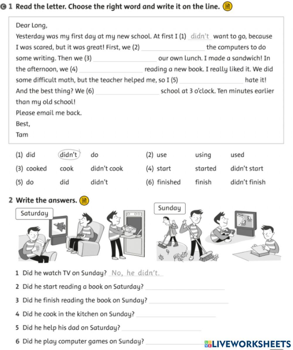 FF5 starter lesson1,2 grammar