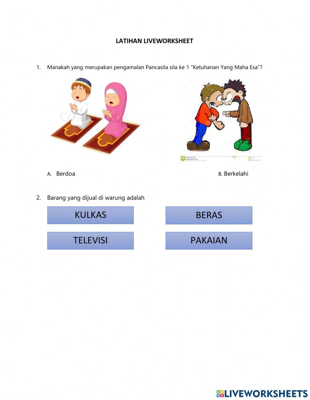 Latihan Worksheet