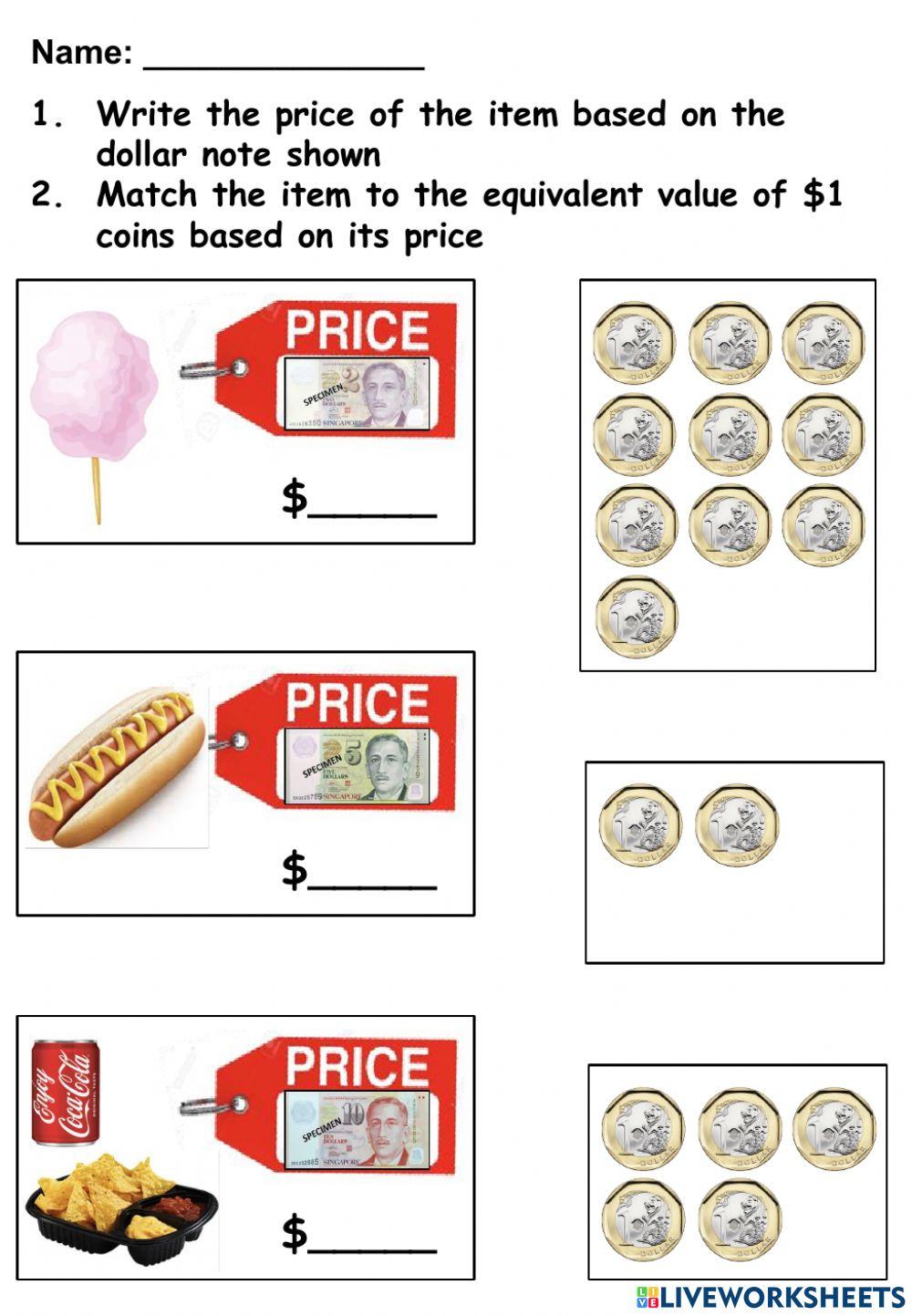 Dollar notes and equivalent group of -1 coins