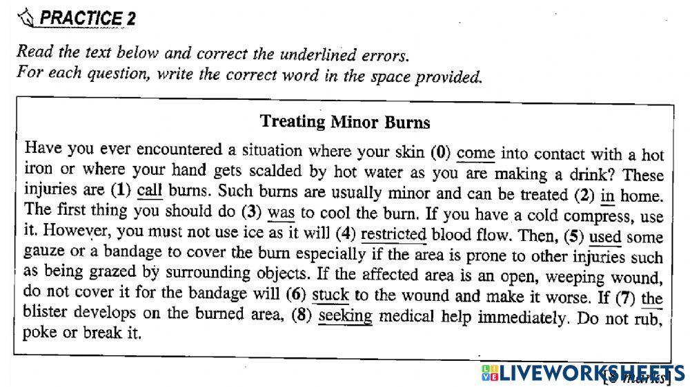 Gerak Gempur PdPR - Error Correction