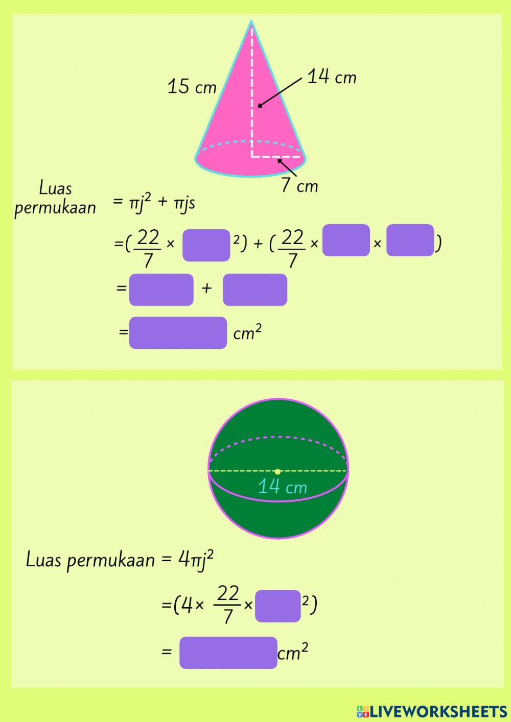 6.3 luas permukaan bentuk geometri tiga dimensi
