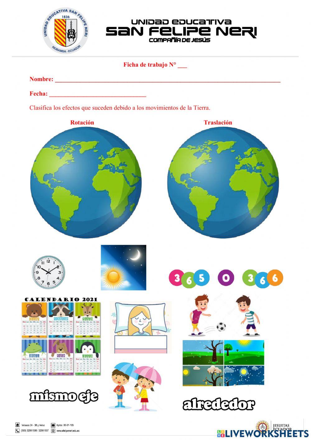 Movimientos de la Tierra