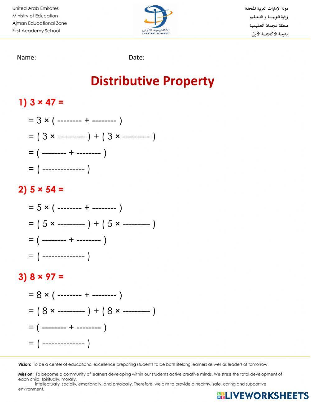 Distributive Property