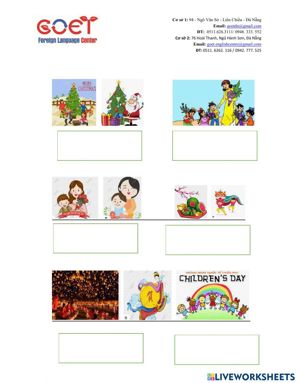 Starters end of month 5th test Reading, writing