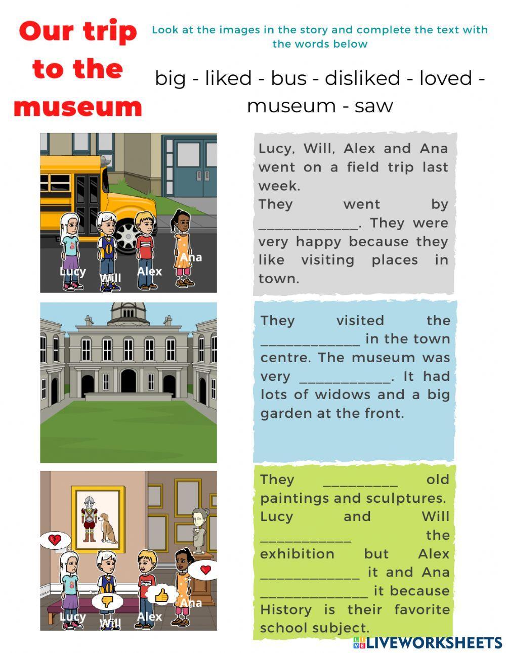 Our trip to the museum