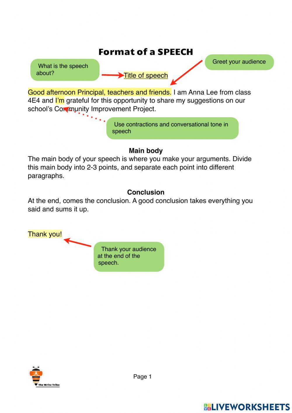 2021 Week 33 Situational: Speech SEC-F part 1