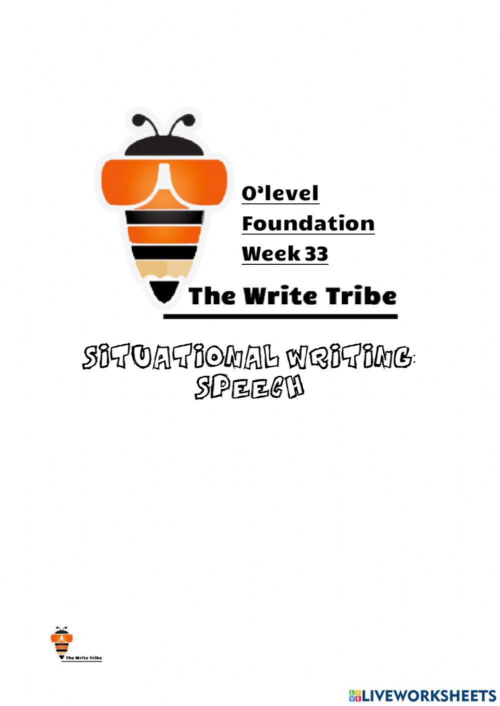 2021 Week 33 Situational: Speech SEC-F part 2