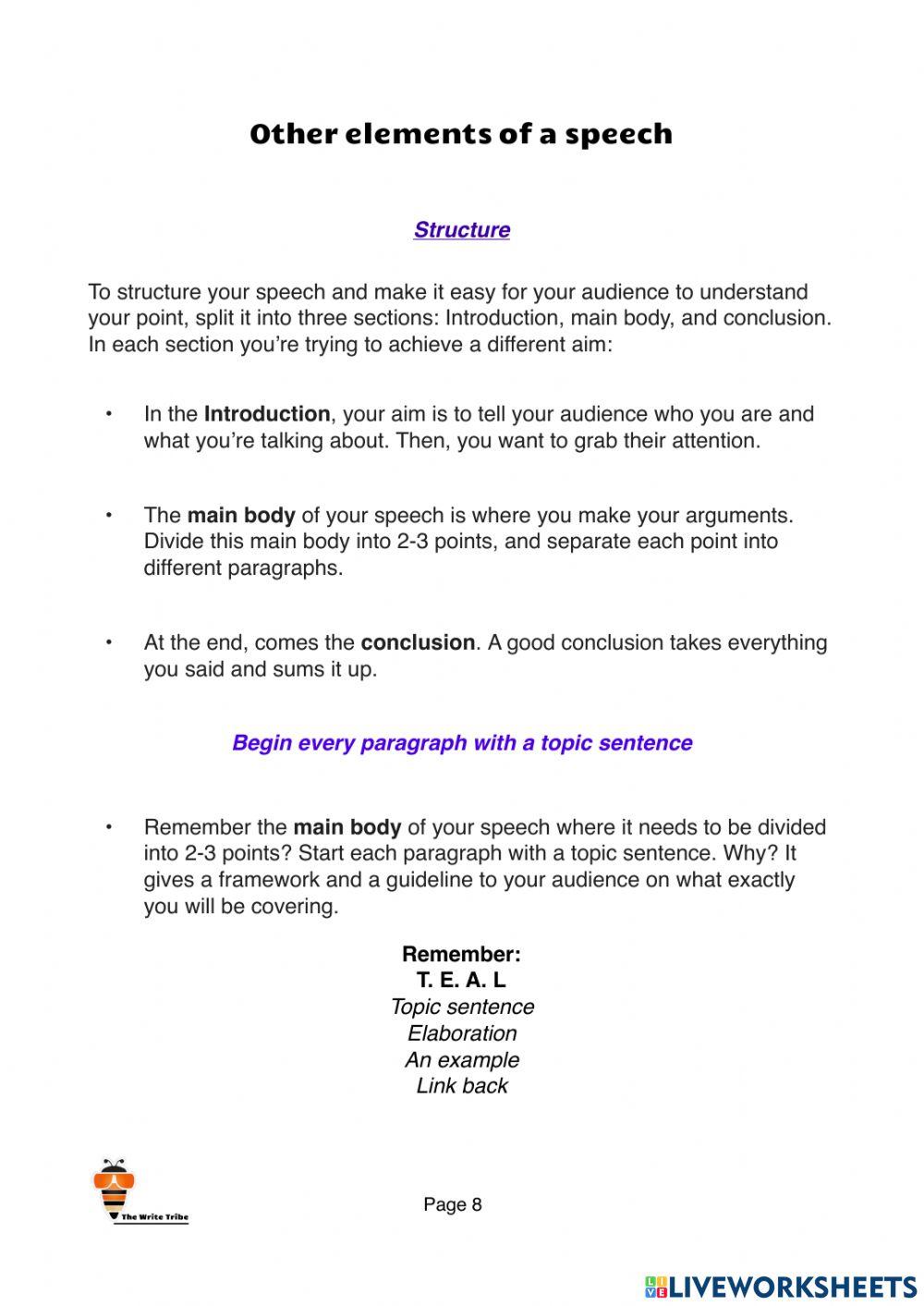 2021 Week 33 Situational: Speech SEC-F part 2