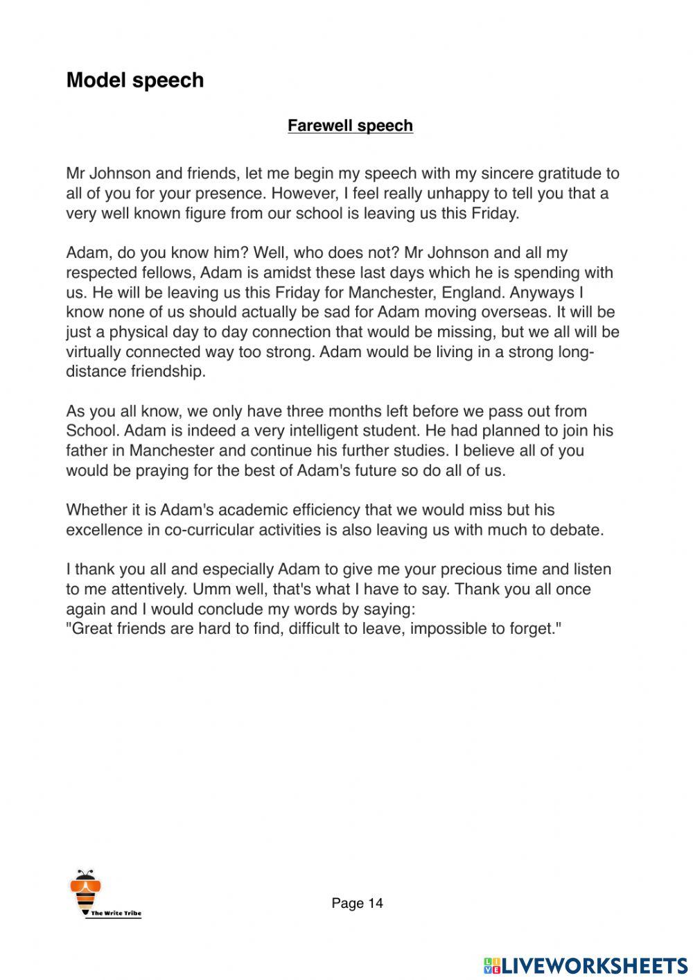 2021 Week 33 Situational: Speech SEC-F part 3