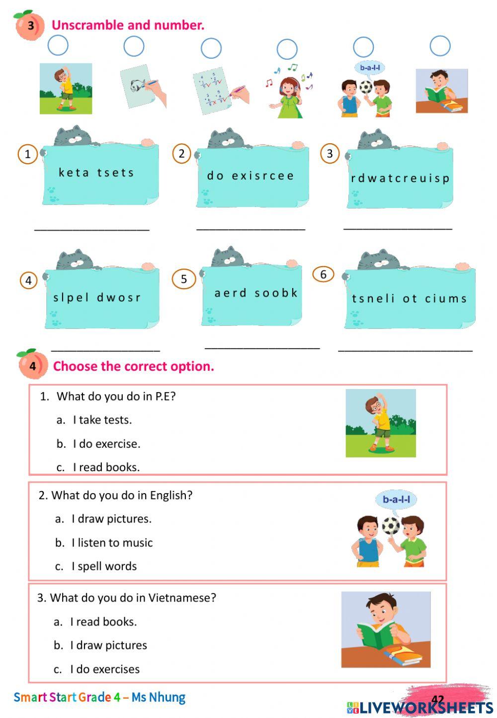 Smart Start Grade 4:Theme 2- lesson 4