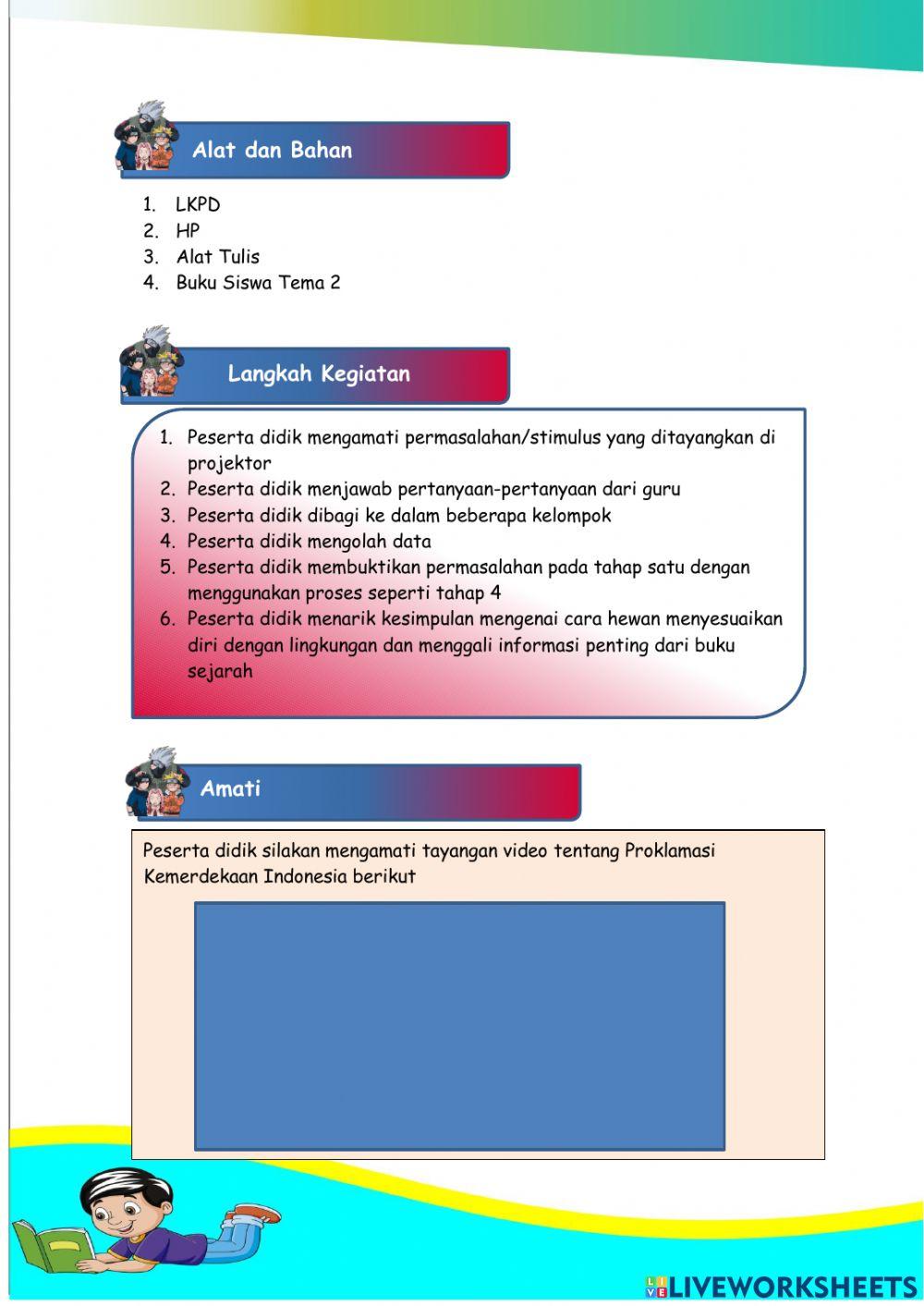 LKPD Kelas 6 Tema 2 ST 2 PB 3