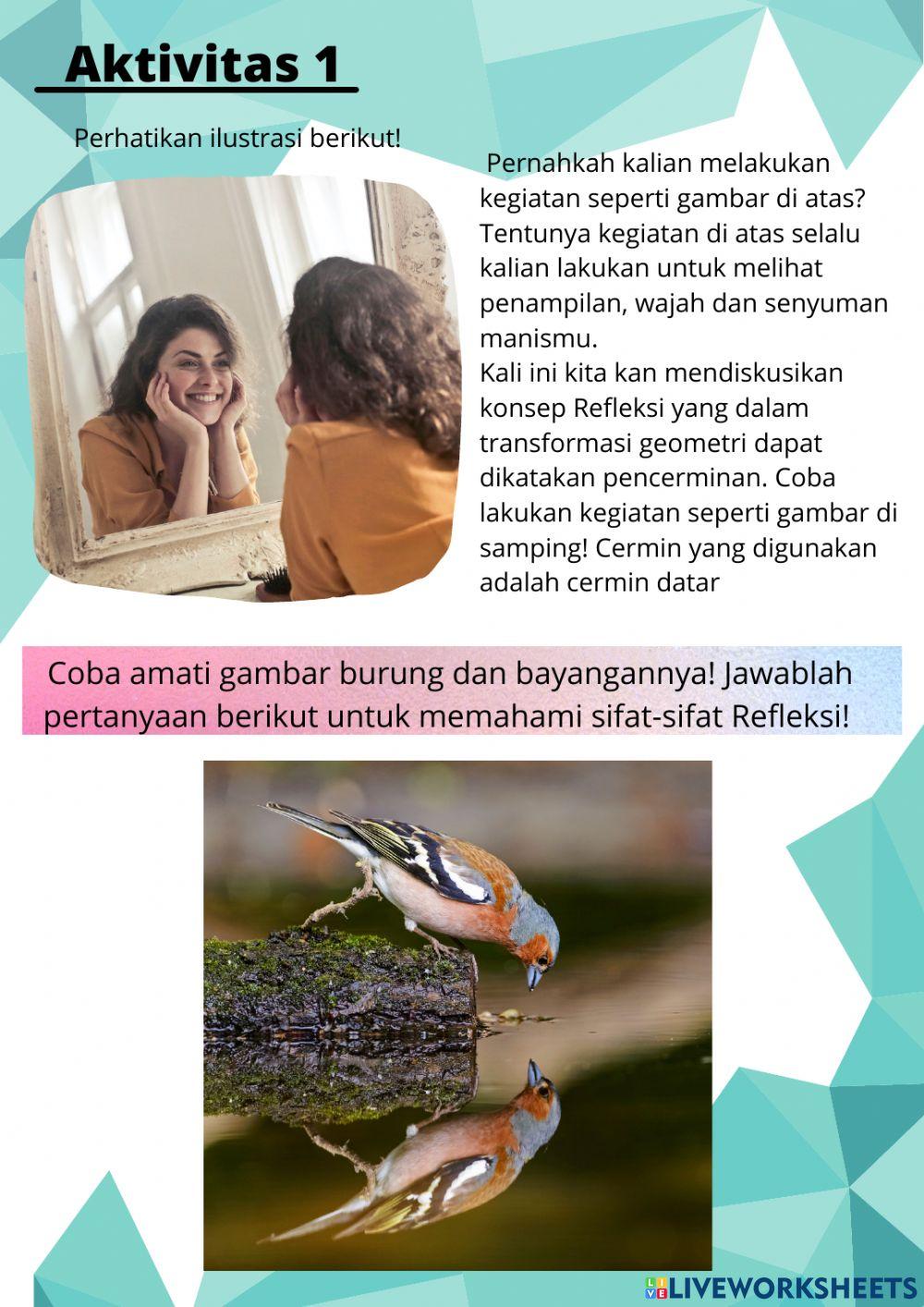 Pencerminan (Refleksi)