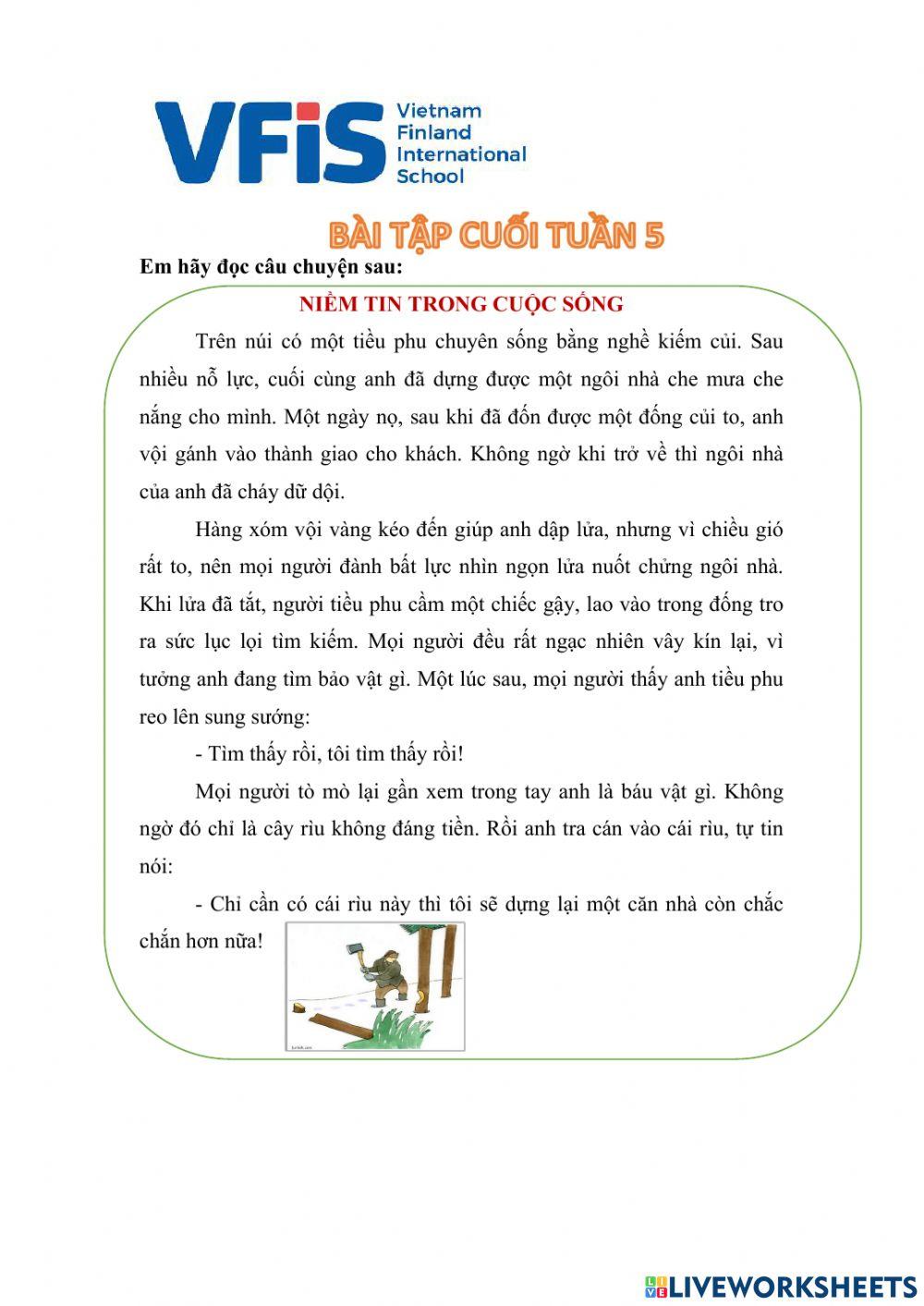 Bài tập cuối tuần 5