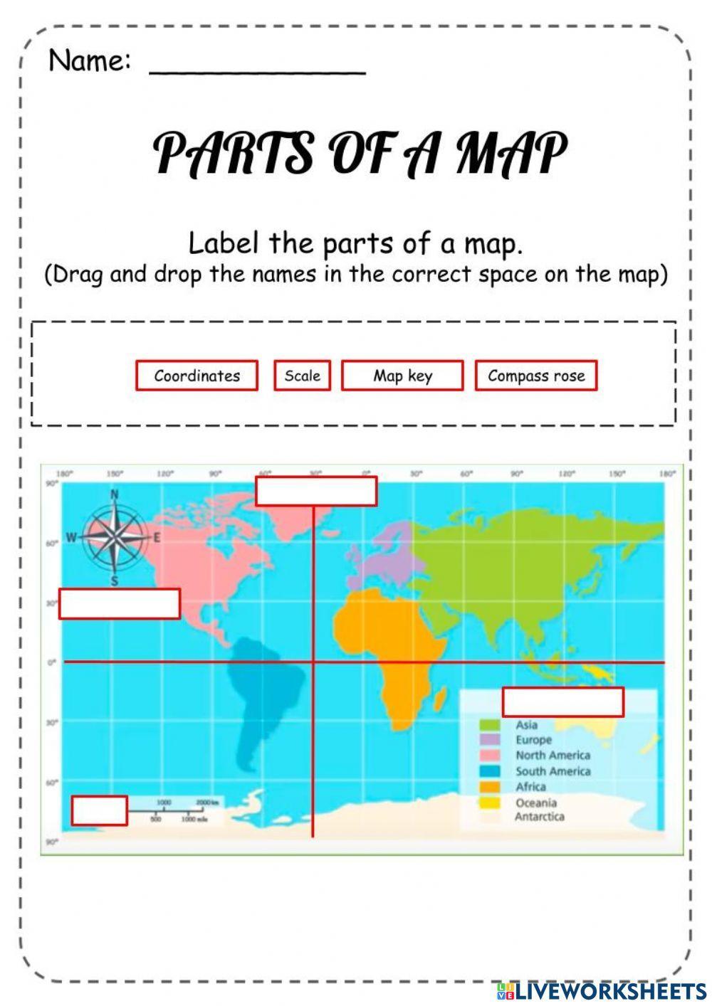 Parts Of A Map 1498121 PallaviKurle Live Worksheets parts-of-a-map-1498121-pallavikurle-live-worksheets