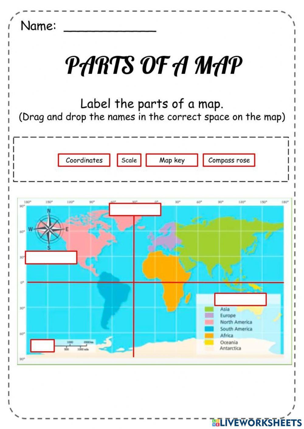 Parts of a map