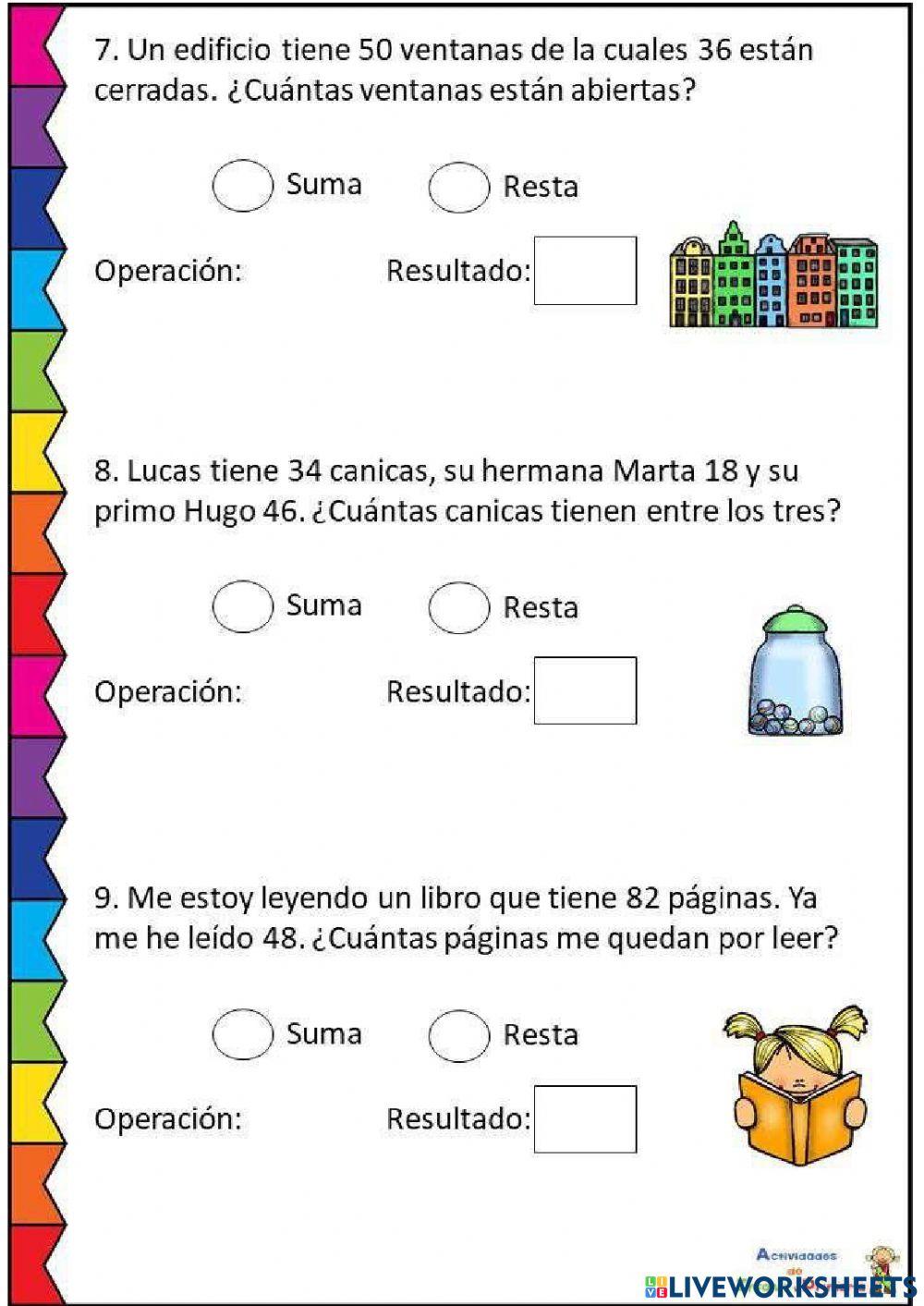 Adición y sustracción