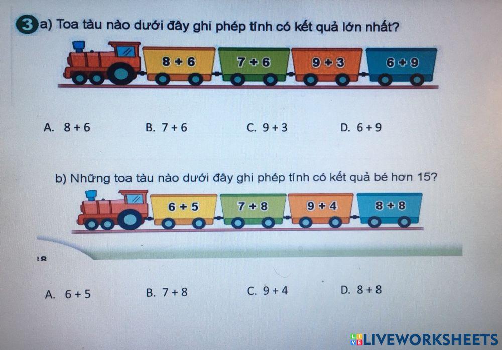 Bài 10. Luyện tập chung - BT3 - 38