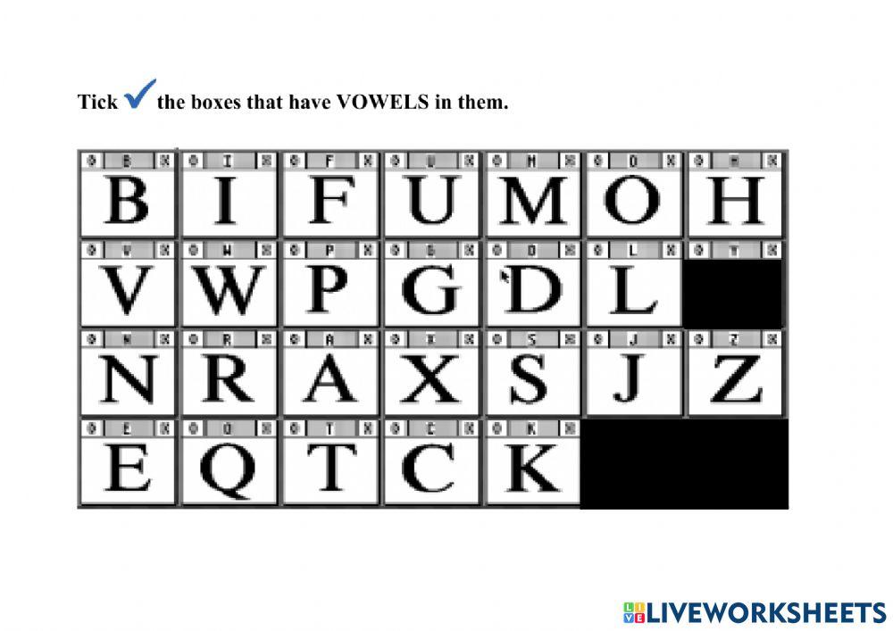 Identification of Vowels and the Use of A and An