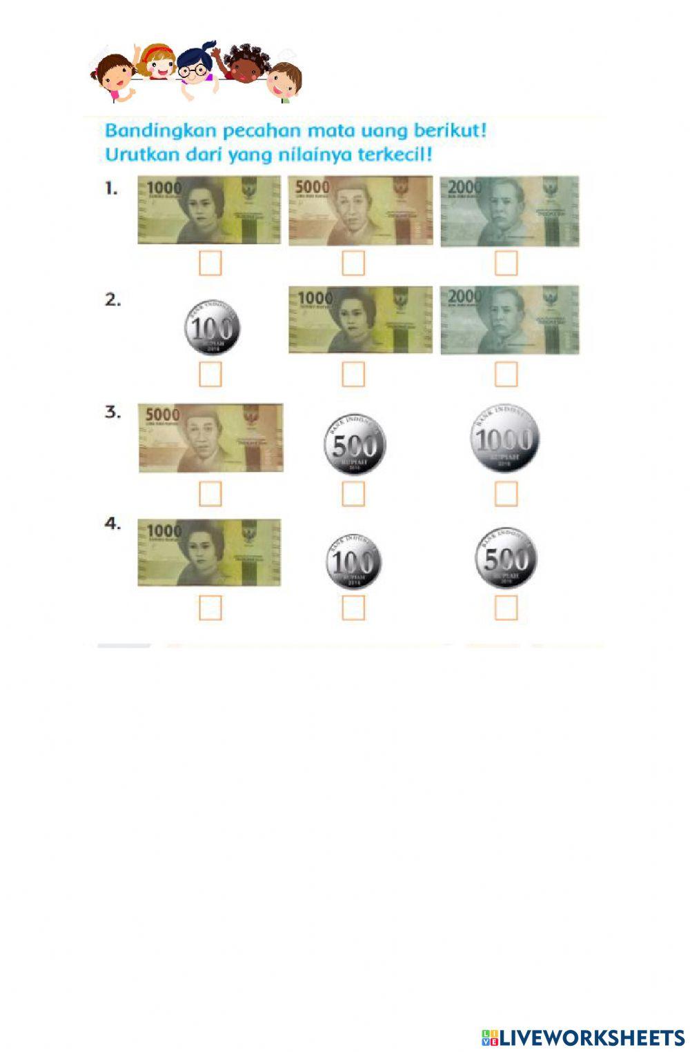 Arah Mata Angin dan Mata Uang kelas 2