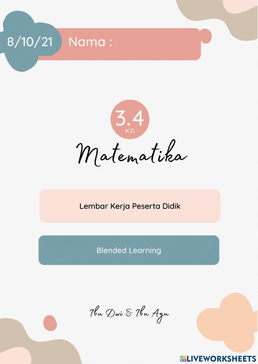 LKPD Matematika Faktor Bilangan