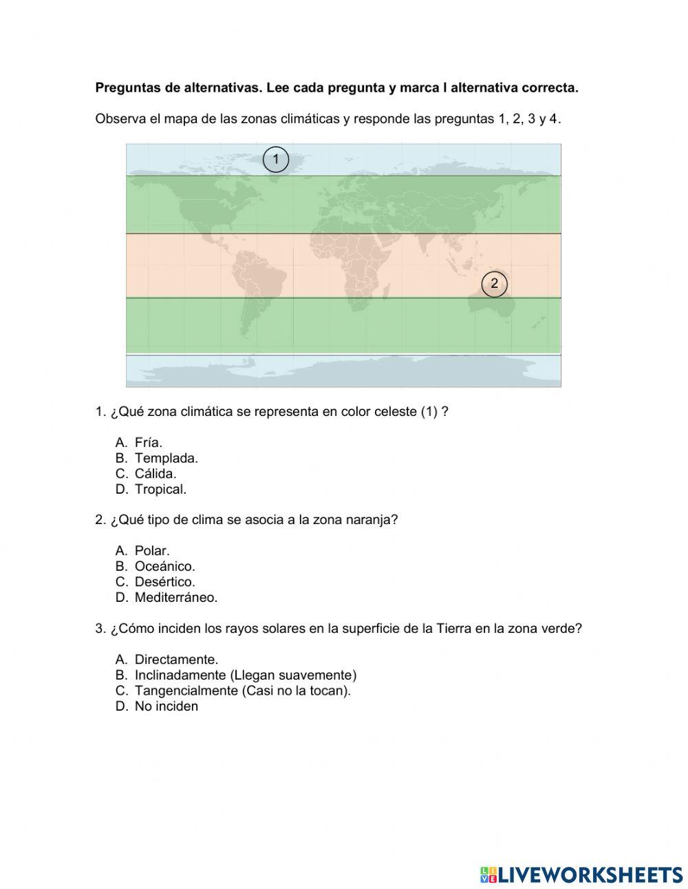 Zonas y paisajes del mundo