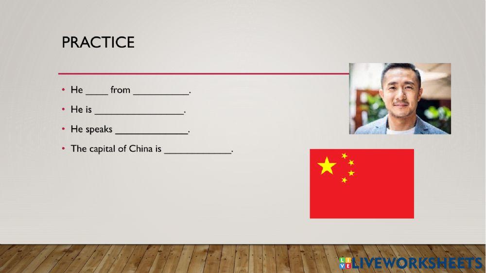 Country, Nationality, Language