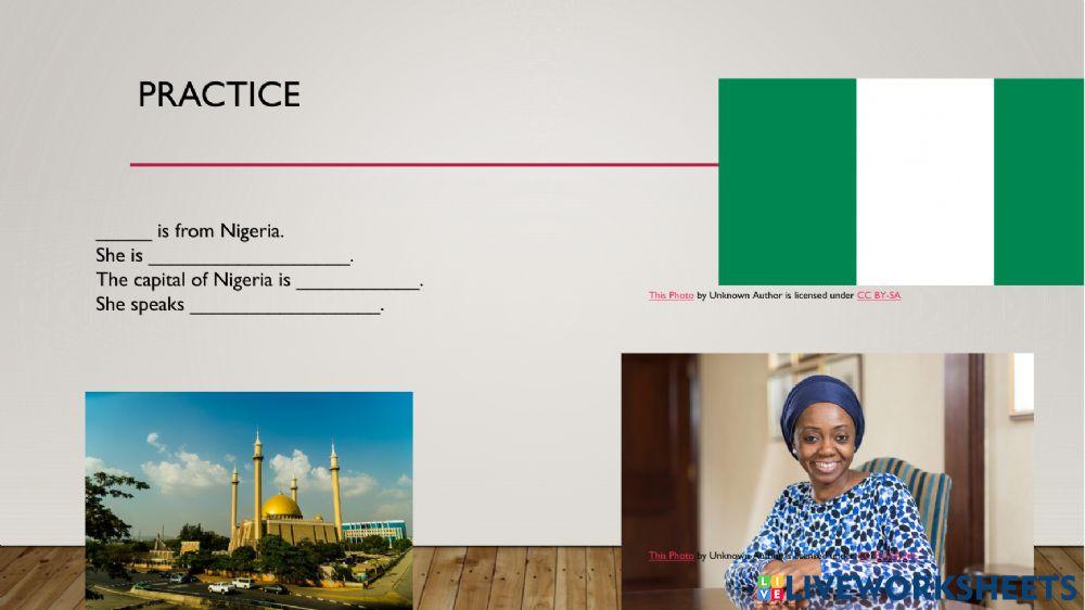 Country, Nationality, Language